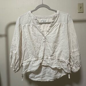 Women's Cream Blouse